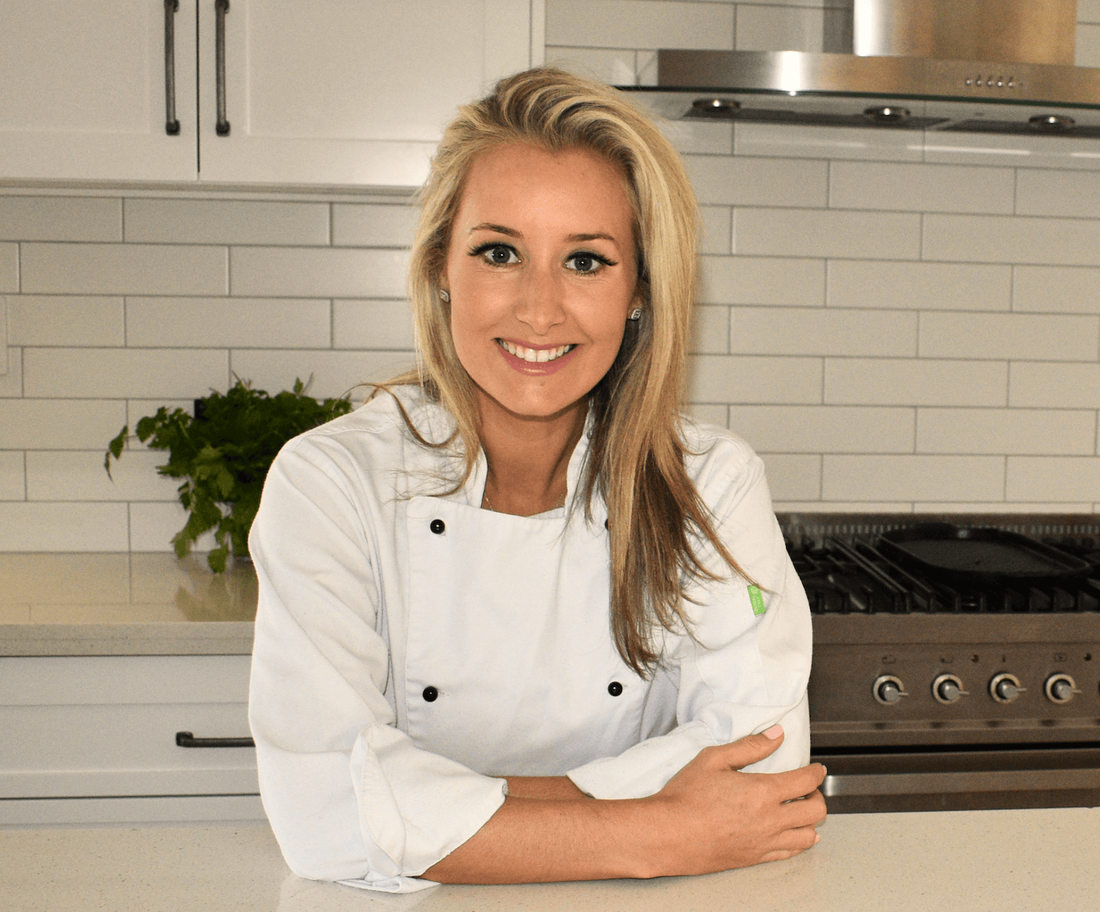 Chef Steph in her chef jacket